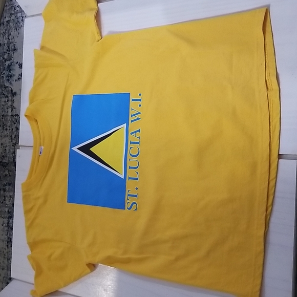 St Lucia Tee Shirt - Picture 2 of 3